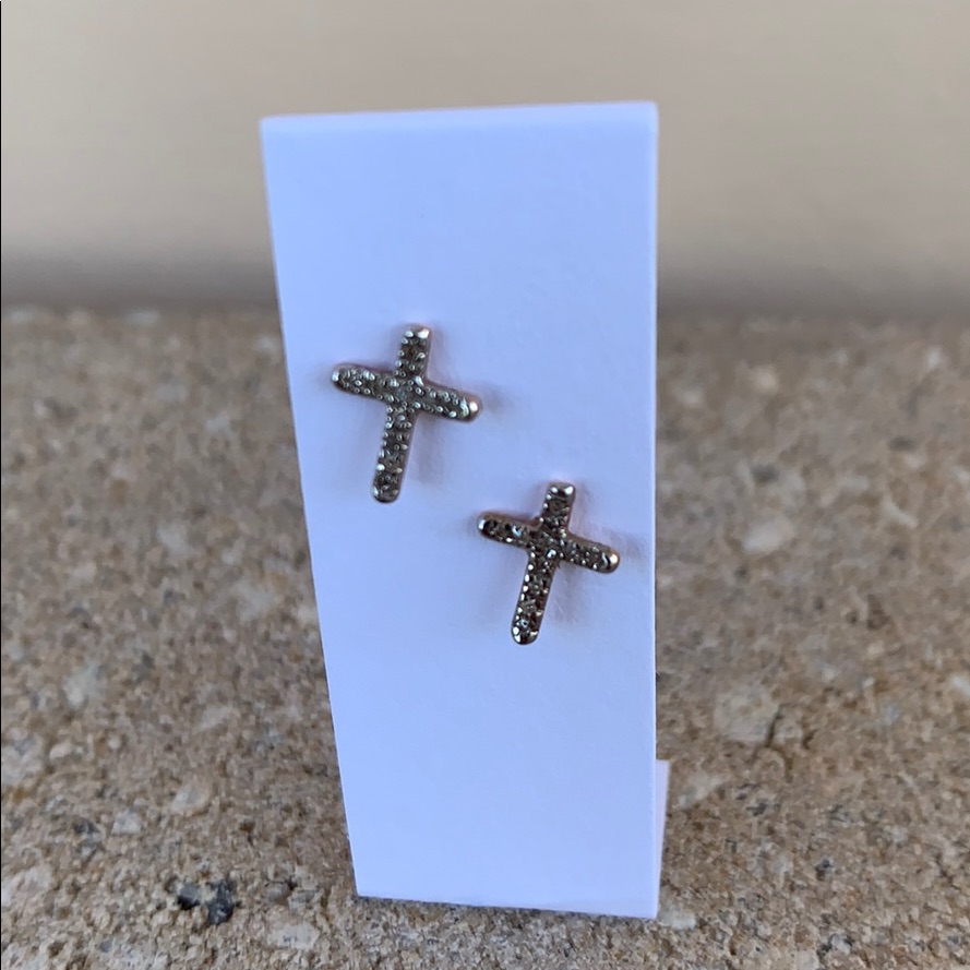 Small Cross Earring